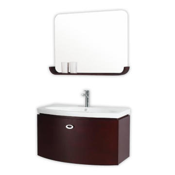 Bathroom Cabinet New Fashion Embossment Cabinet Design Bathroom Vanity Bathroom Furniture Bathroom Mirrored Cabinet (V-14188)